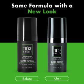 Tiege Hanley 2-pack packaging, highlighting value and convenience.