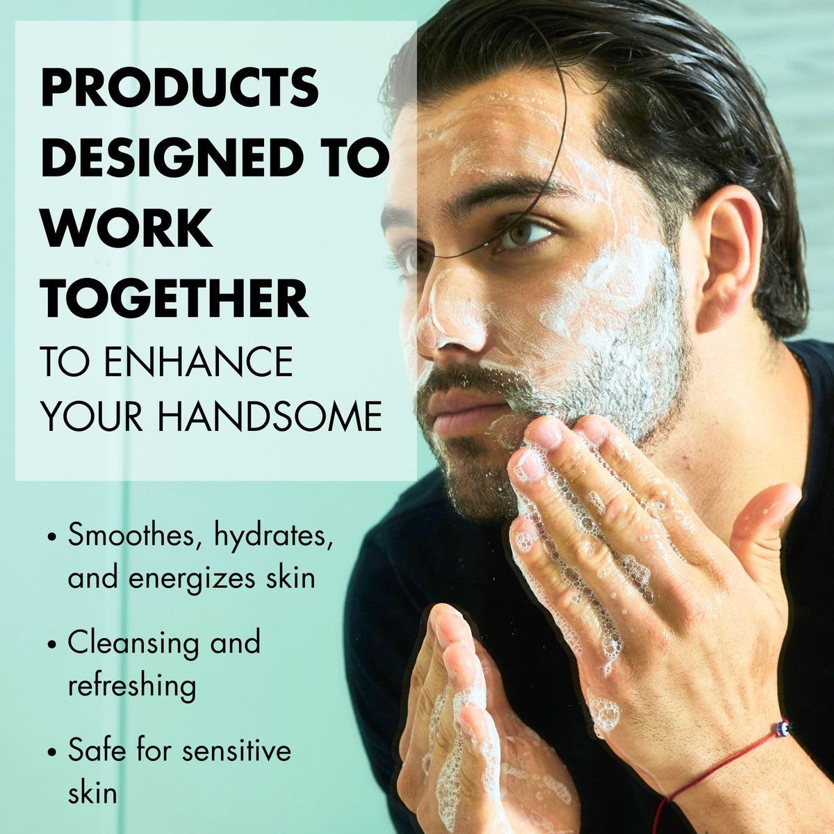 Tiege Hanley AM moisturizer with SPF 20 demonstrating lightweight hydration.