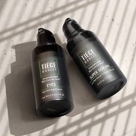 Tiege Hanley Eyes Eye Cream close-up texture displaying hydration and brightness