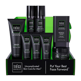 Tiege Hanley Face Wash bottle for daily cleansing and refreshed skin.