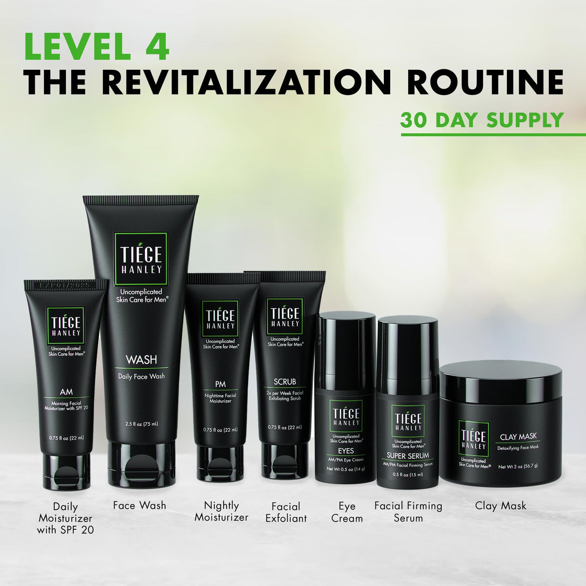 Tiege Hanley Level 4 Exfoliating Scrub smooths texture and evens skin tone.