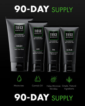 Tiege Hanley PM Moisturizer image supporting overnight nourishment and elasticity.