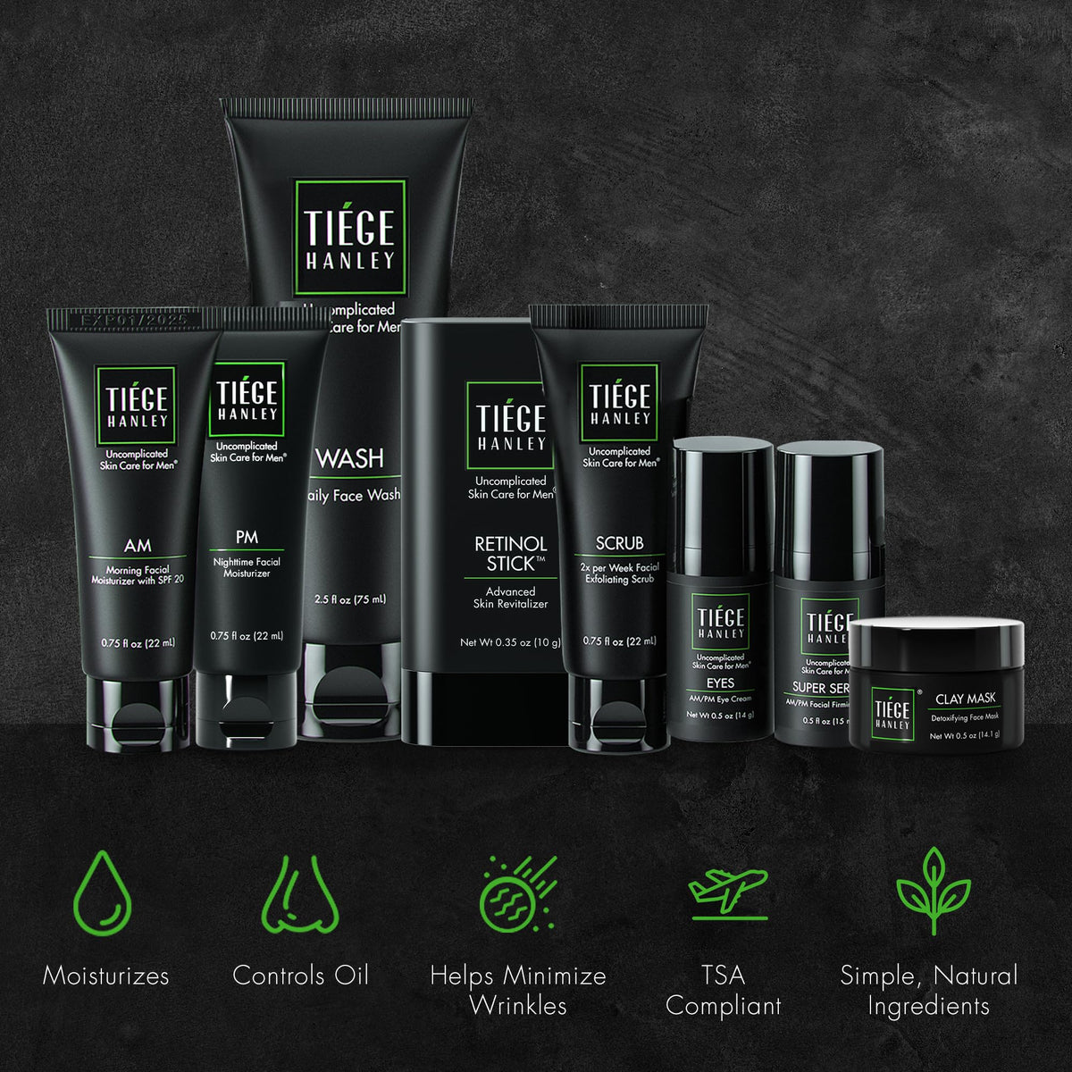 Tiege Hanley PM Moisturizer nourishes skin overnight.
