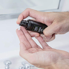 Tiege Hanley Super Serum close-up texture showing plump hydration and absorption