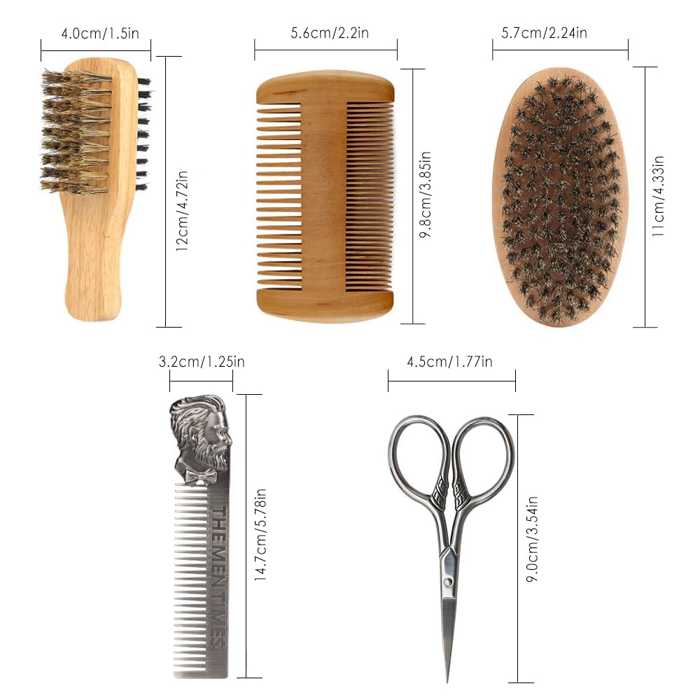 TIENQI mustache scissors for precise shaping and clean trimming.
