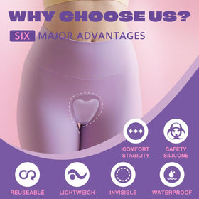 Tifesoo camel toe concealer silicone pads provide reusable comfort daily.