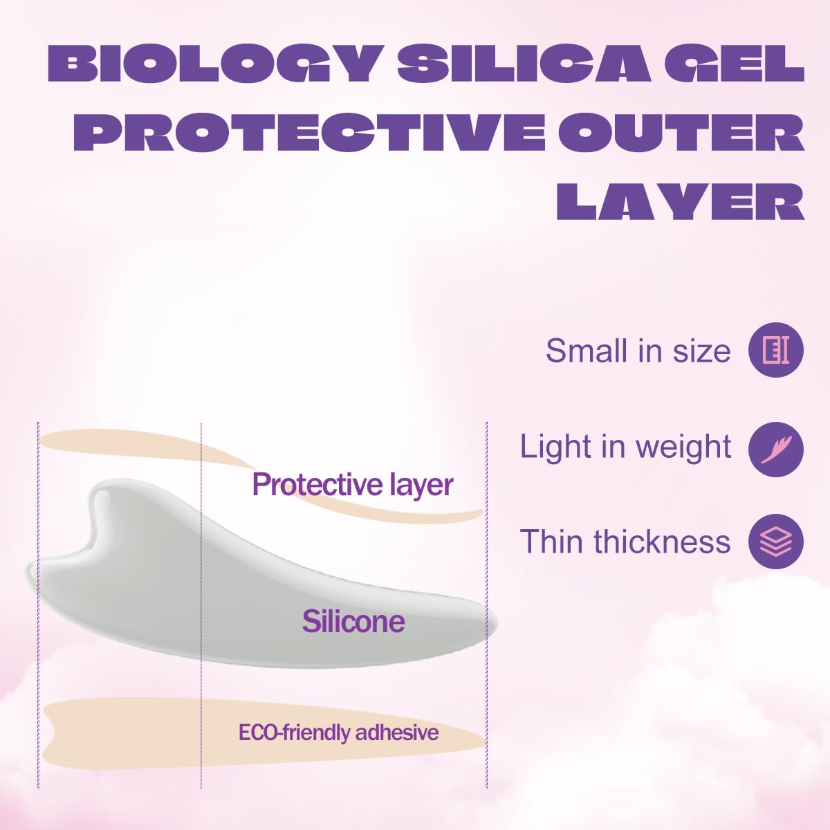 Tifesoo soft, breathable silicone for comfort all day.