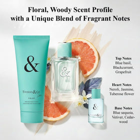 Close-up of Tiffany & Co. Love EDP bottle highlighting shape and cap.
