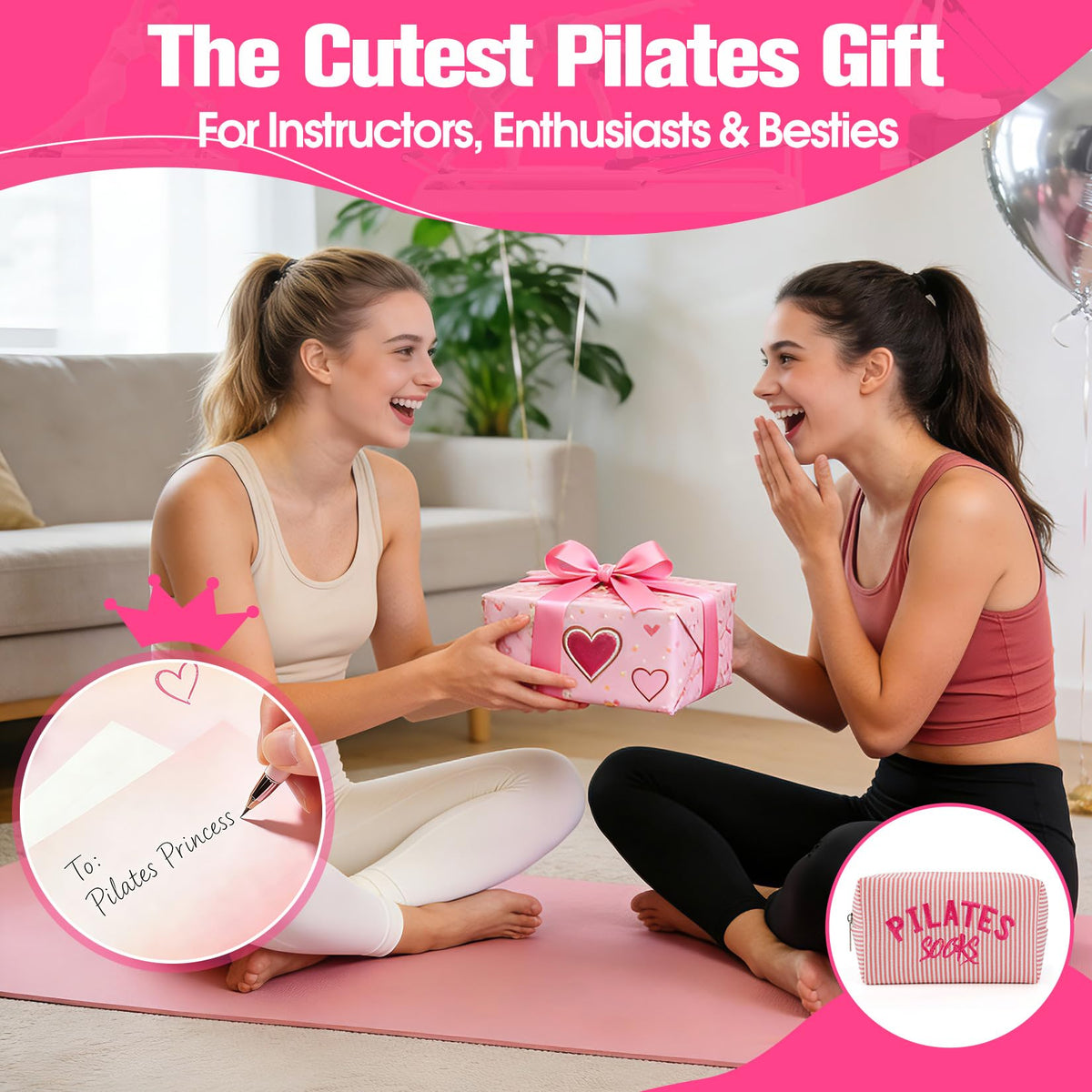 TIFFYONEK gift-ready Pilates bag for Pilates lovers.