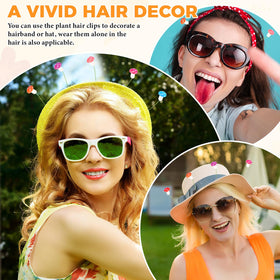 Tigeen mushroom clips in 8 colors support varied looks.