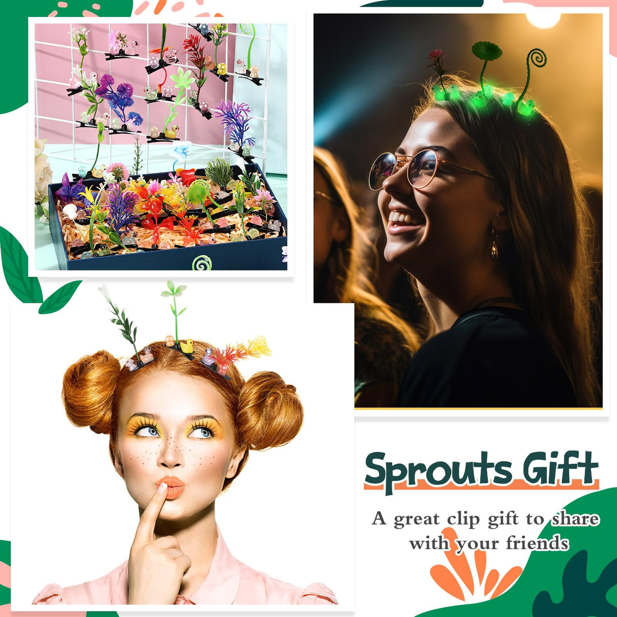 Tigeen glow-in-the-dark hair accessory ideal for gifting and celebrations.