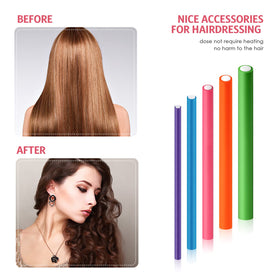 Tigeen five-diameter curling rods for versatile styling.