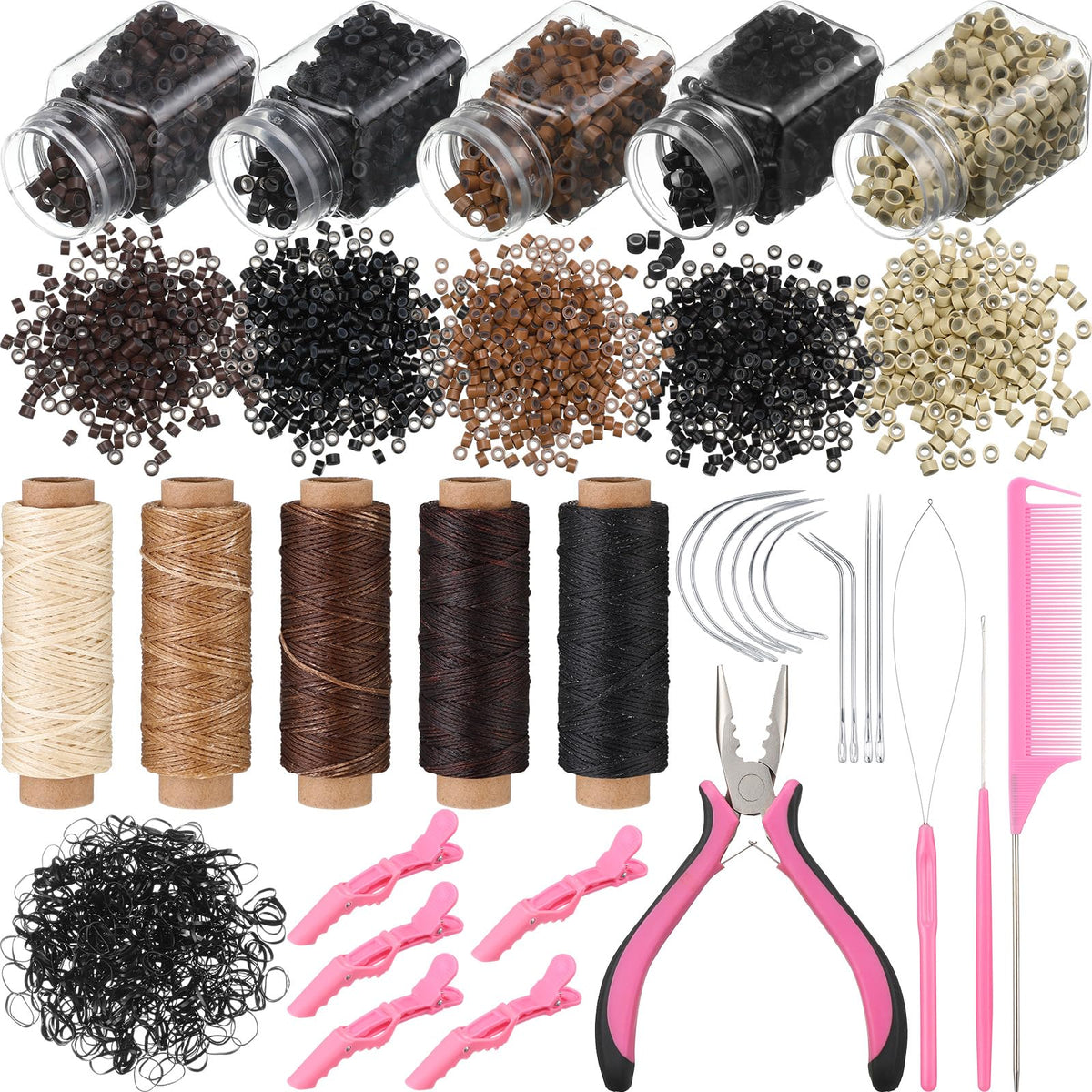 Tigeen plier tool for quick, damage-free hair extension installation