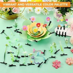 Tigeen Rave Sprouts butterfly hair clip brightens party outfits.