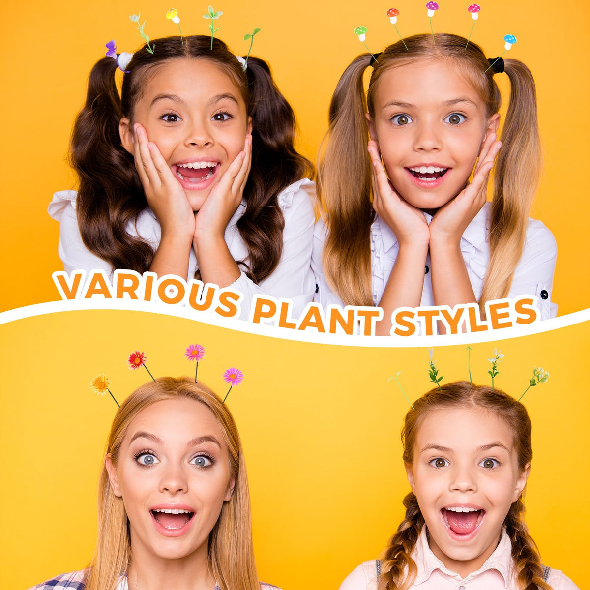 Tigeen Rave Sprouts flower hair clip adds charm to outfits.