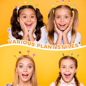 Tigeen Rave Sprouts flower hair clip adds charm to outfits.