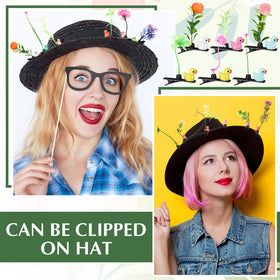 Tigeen four-leaf clover clip complements spring events.