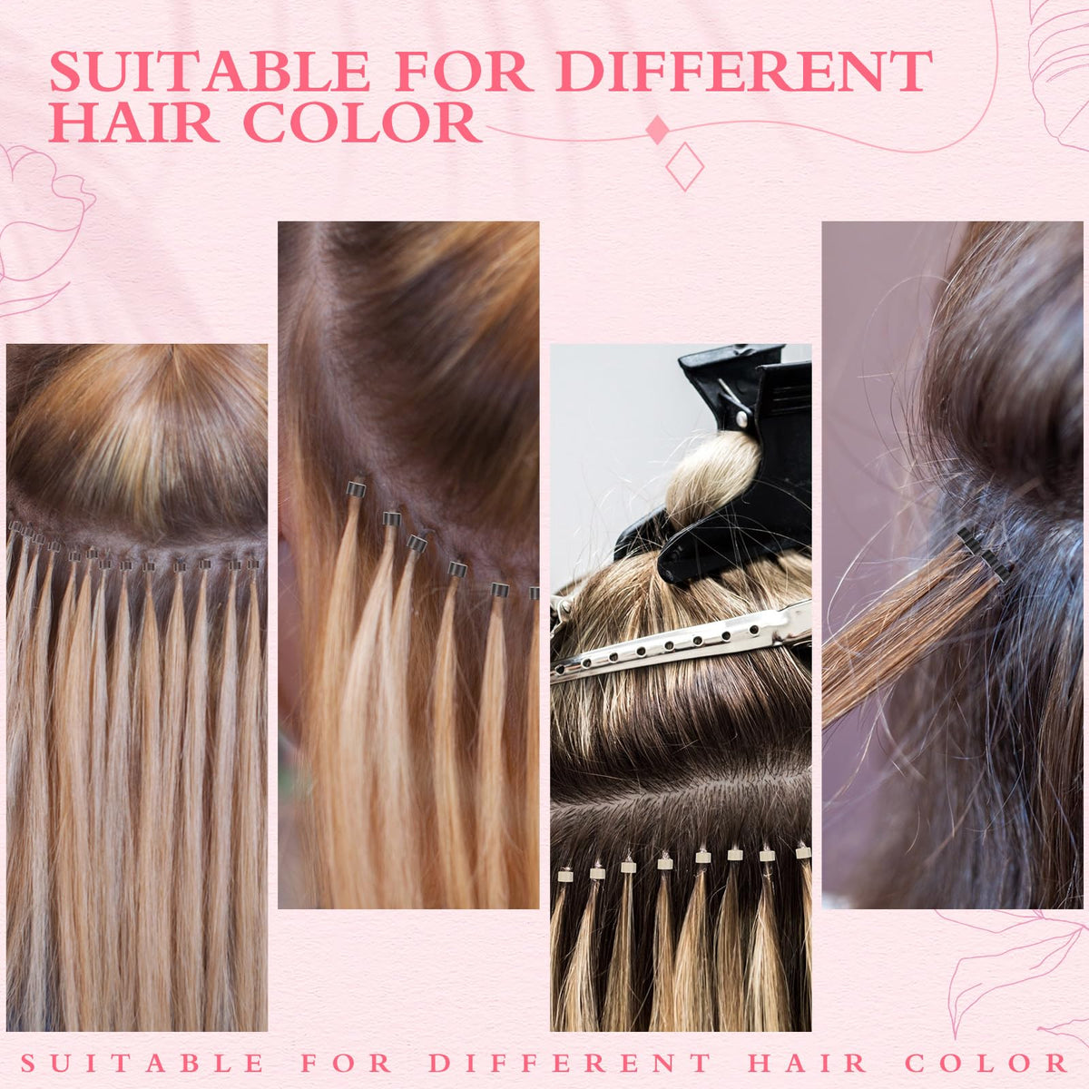 Tigeen silicone-lined micro rings in dark brown for a natural blend