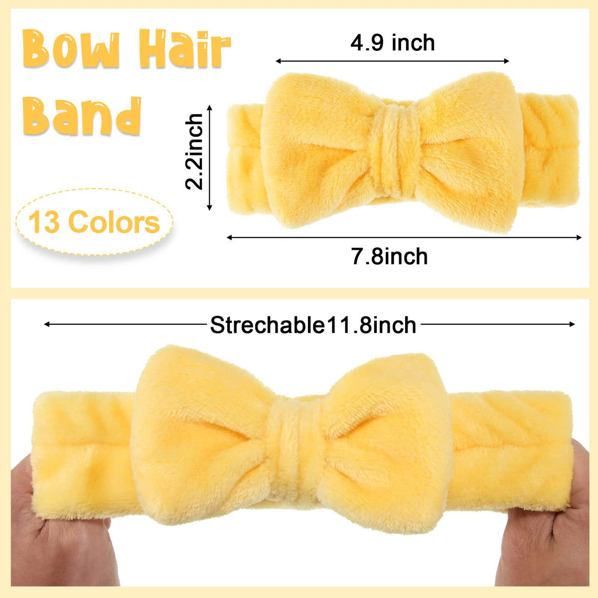 Tigeen soft coral fleece headbands provide gentle, skin-friendly wear