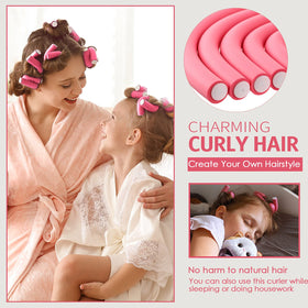 Tigeen soft-twist foam rollers create gentle curls.