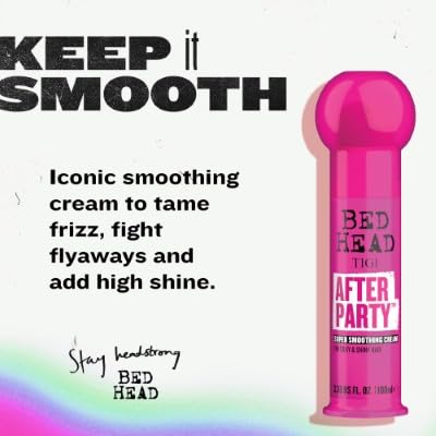 TIGI Bed Head After Party hair gloss on strand for salon-polish shine