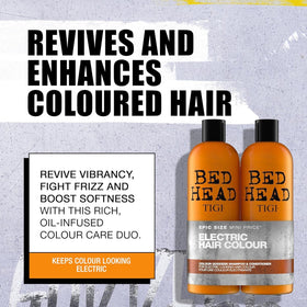 TIGI Bed Head Colour Goddess conditioner pour for easy application on color-treated hair