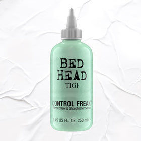 TIGI Bed Head Control Freak serum packaging is travel friendly.