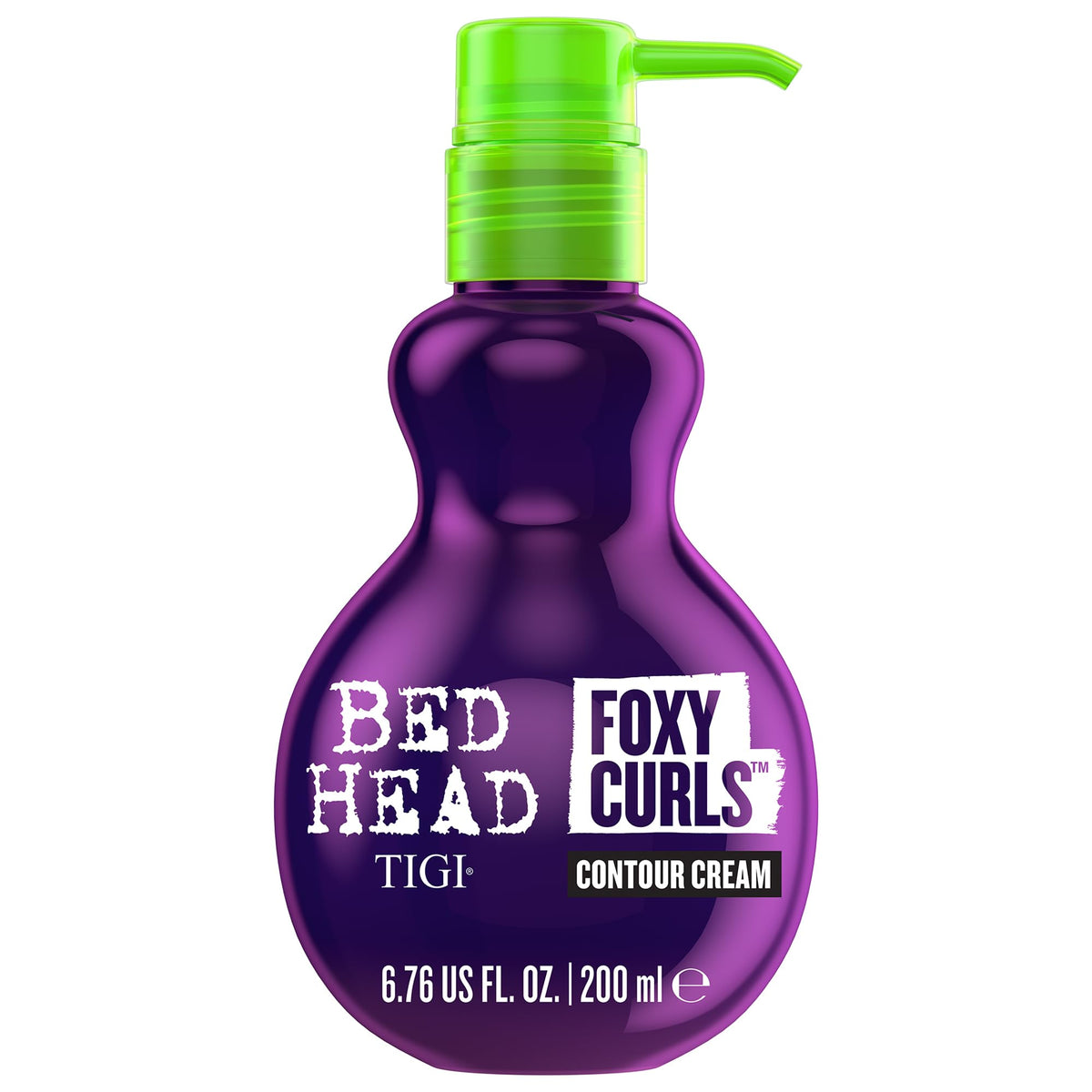 TIGI Bed Head Foxy Curls bottle for lightweight definition of waves and curls.