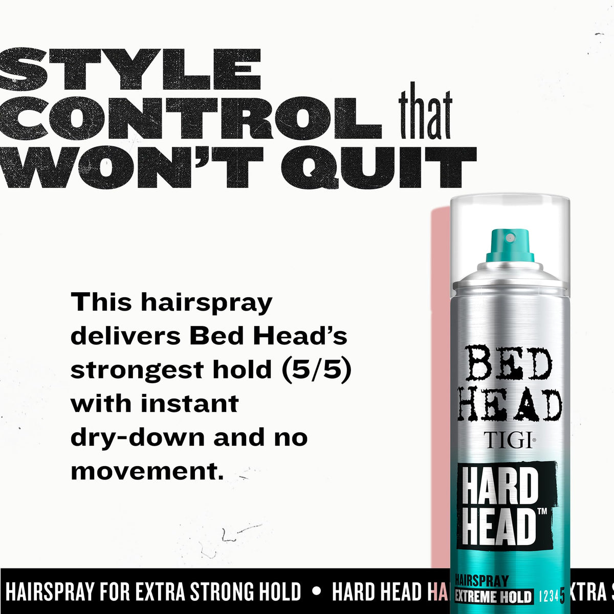 TIGI Bed Head Hard Head with apple fragrance adds vibrant aroma.