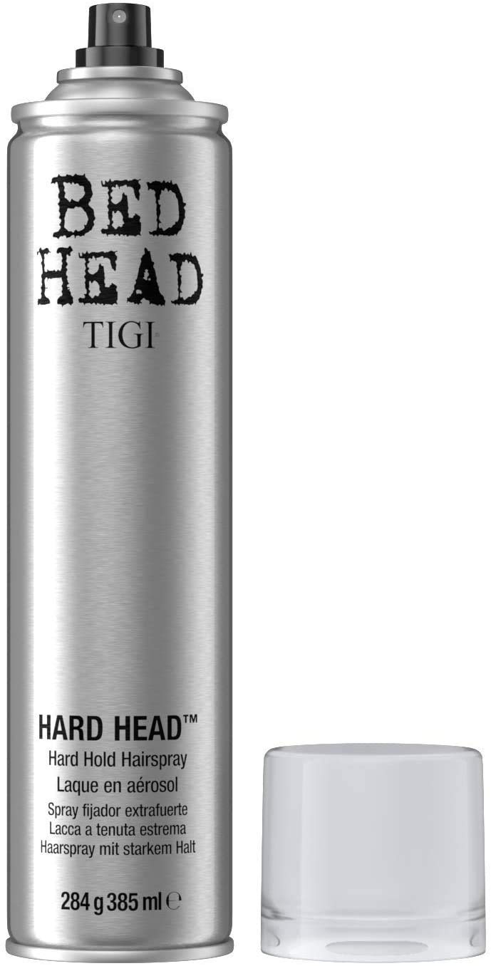 Packaging box front shows TIGI Bed Head two pack for value and convenience.