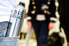 Subtle shine finish from TIGI Bed Head while delivering reliable control.