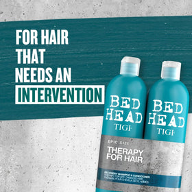 TIGI Bed Head Tween Recovery Conditioner bottle front adds moisture for smooth, frizz-prone hair