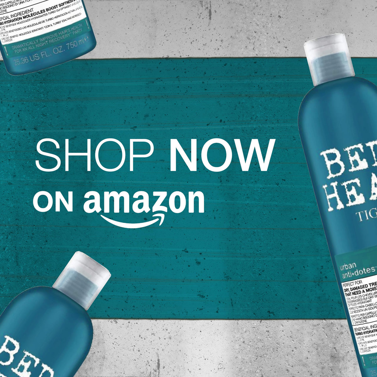 TIGI Bed Head Tween Recovery Duo pack shows the complete dry hair care set