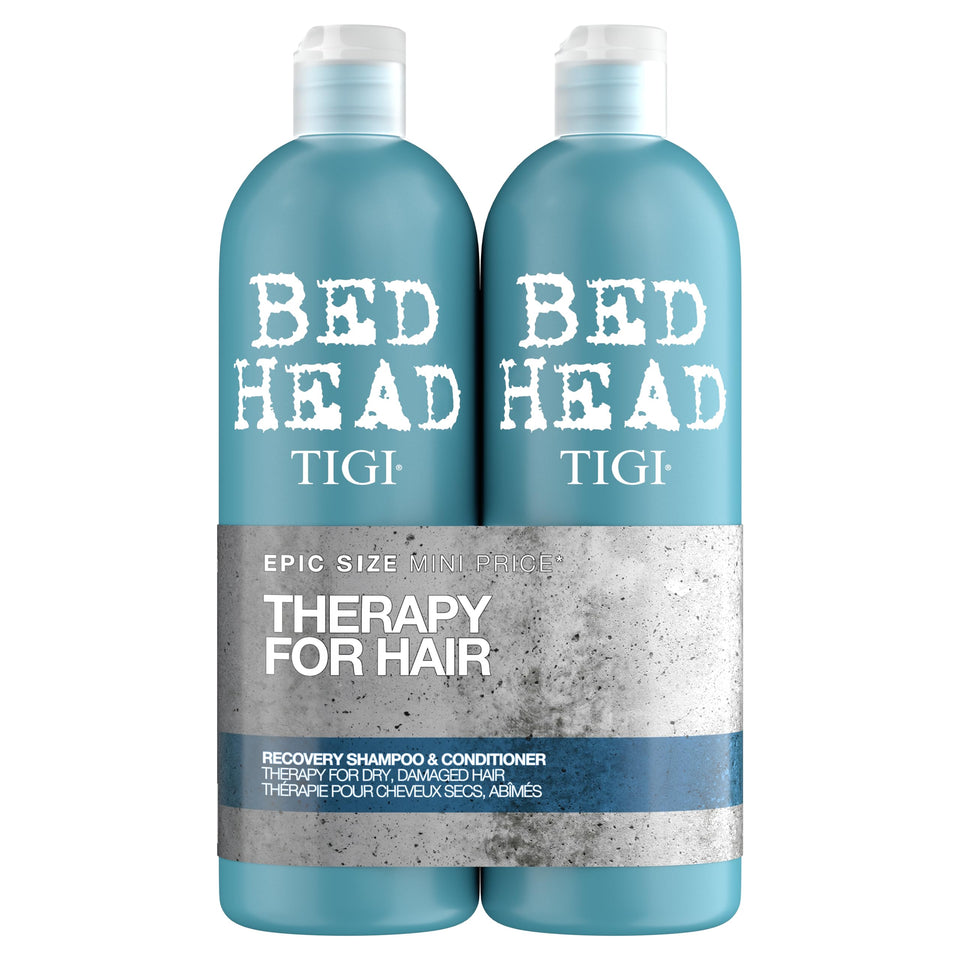 TIGI Bed Head Tween Recovery Shampoo bottle front shows hydration for dry hair