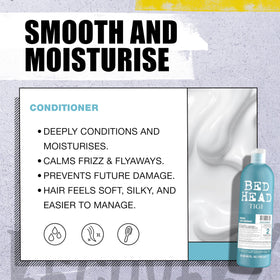TIGI Bed Head Urban Anti+dotes Recovery Shampoo on bathroom shelf for revitalizing routine