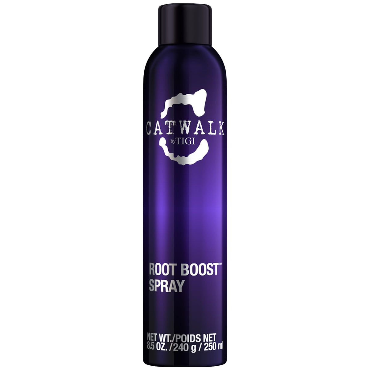 TIGI Catwalk Root Boost Spray bottle close-up showing root lift and fragrance.