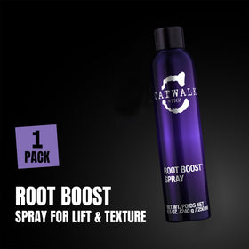 TIGI Catwalk Root Boost applied to roots for instant lift.