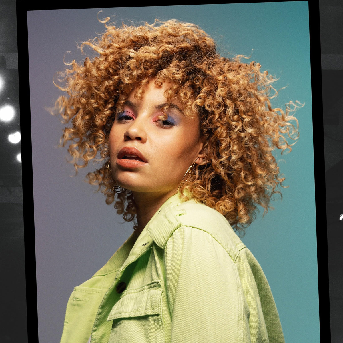 Model shows dramatic root lift and movement with TIGI Catwalk Root Boost