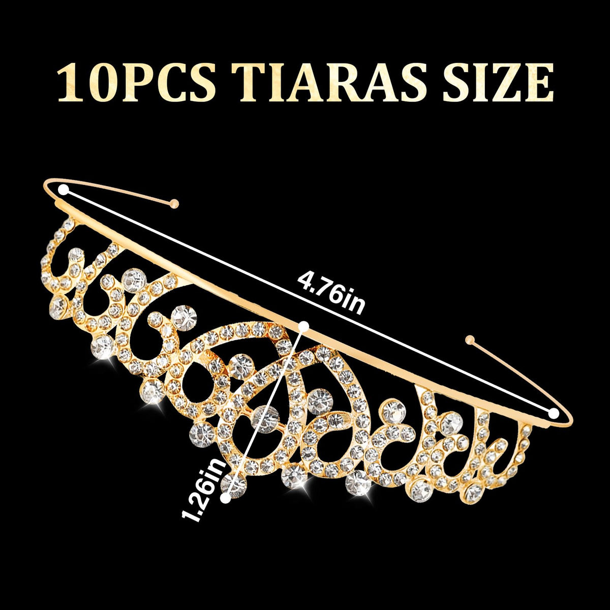 Tihebax variety of princess crown designs for any outfit.