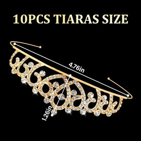 Tihebax variety of princess crown designs for any outfit.