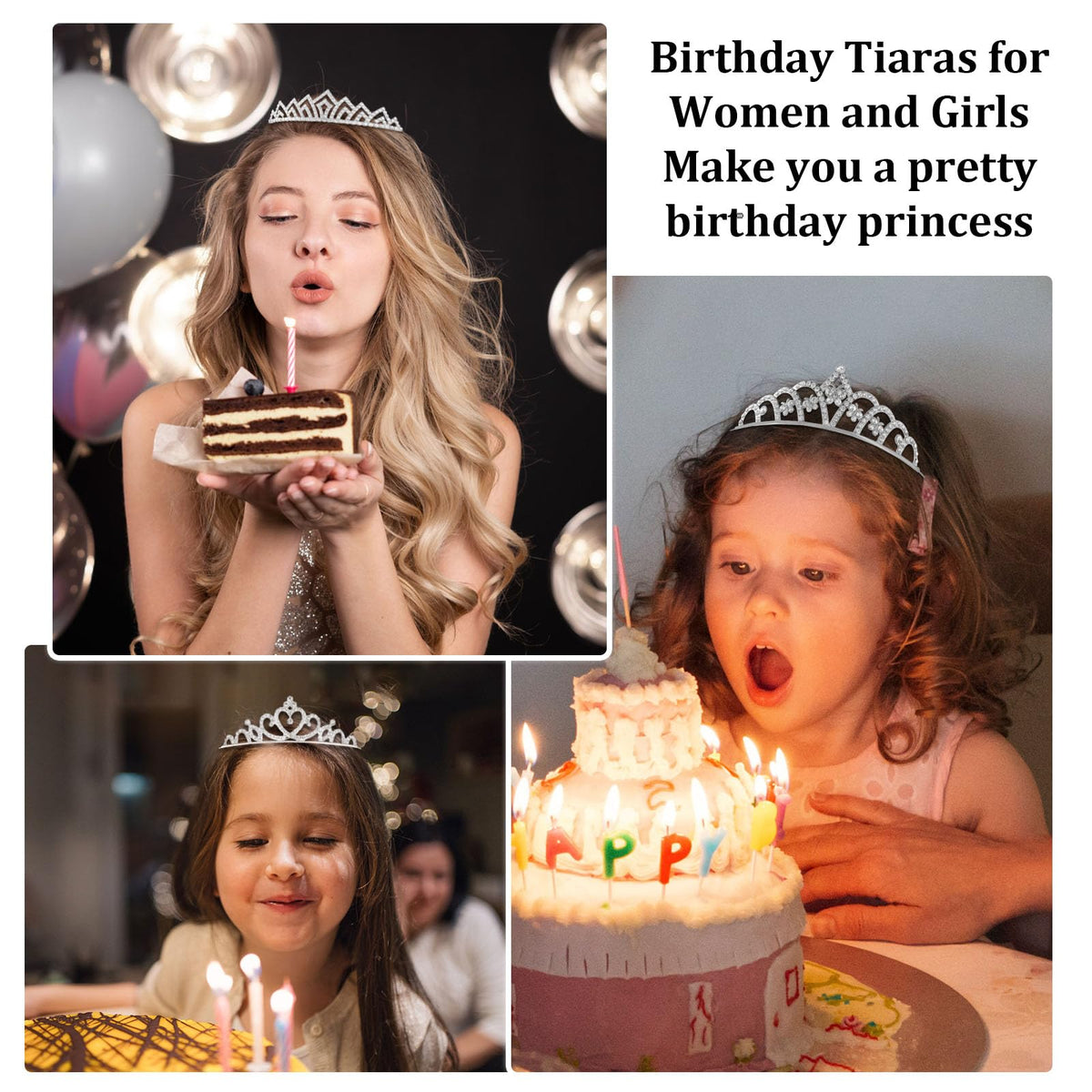 Tihebax versatile crowns for weddings, proms, and birthdays