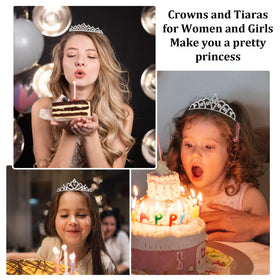 Tihebax tiara used as wedding, birthday, or prom accessory for elegance.
