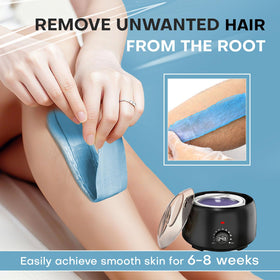 TIKESI wax beads collection featuring chamomile, rose, aloe for gentle hair removal