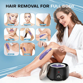 TIKESI waxing sticks in assorted sizes for precise, mess-free waxing