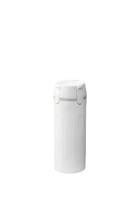 Tilanneo 4-in-1 travel pump bottle in white, ideal for organized on-the-go liquids.