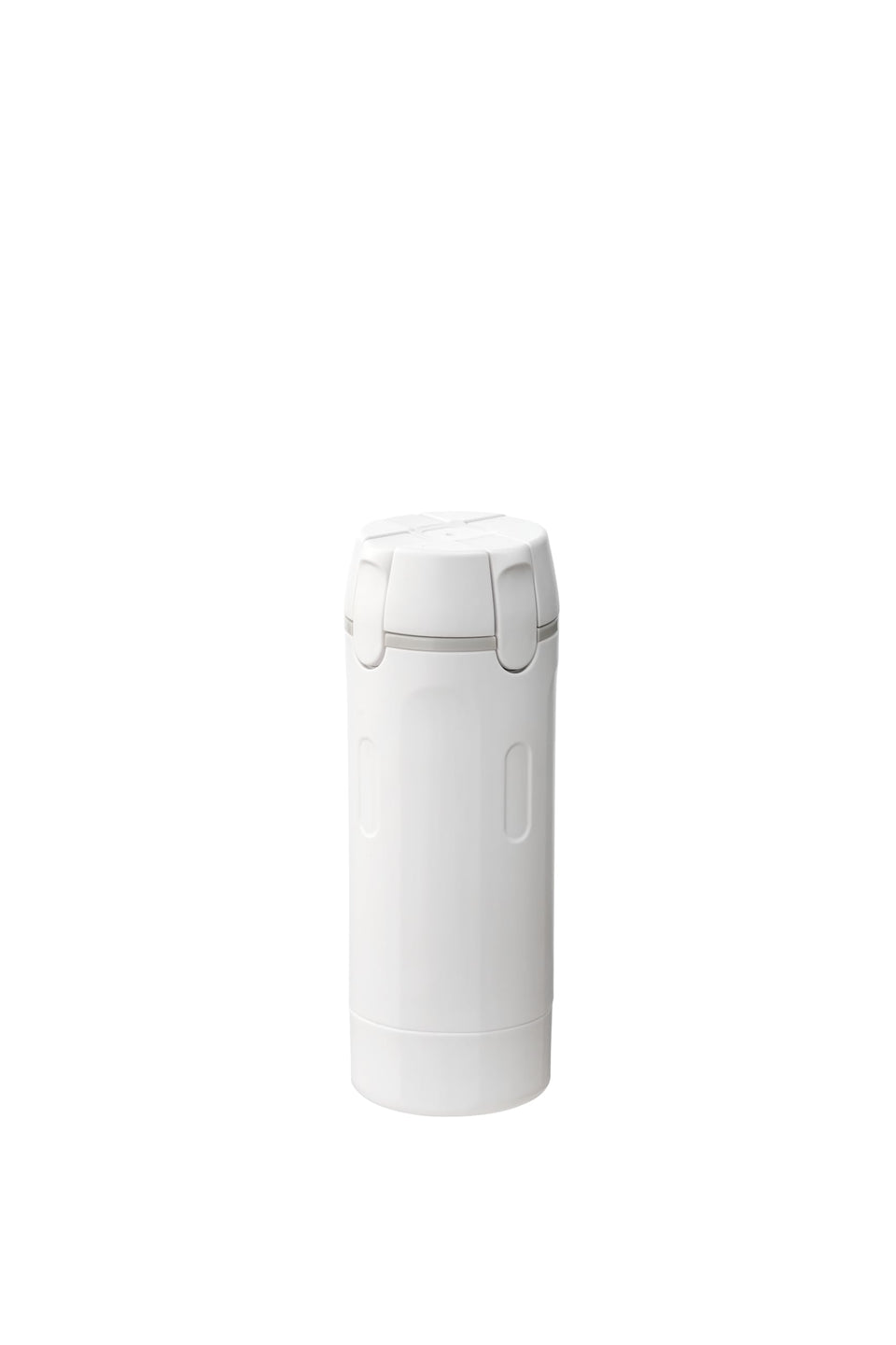 Tilanneo 4-in-1 travel pump bottle in white, ideal for organized on-the-go liquids.