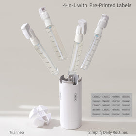 Tilanneo safe durable outer bottle made of ABS+PP with PET inner bottle.