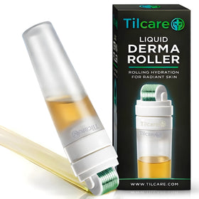 Tilcare Derma Roller with serum dispenser delivers smooth coverage during use.
