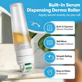 Tilcare Derma Roller with titanium needles offers durable, precise micro-needling.