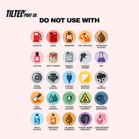 Tilted Spray Co 360 adapter includes installation kit for quick setup